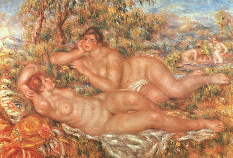 Pierre Renoir The Great Bathers China oil painting art